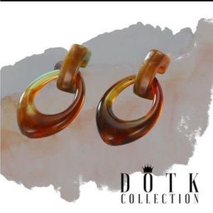 Unique Woodgrain style earrings